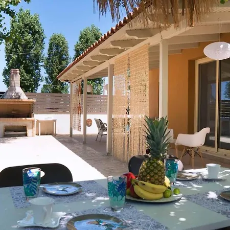 Beach House Lefkes Планос Экстерьер фото